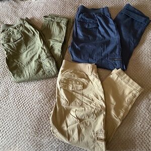 Women's Cargo Pants - Olive, Navy, Khaki